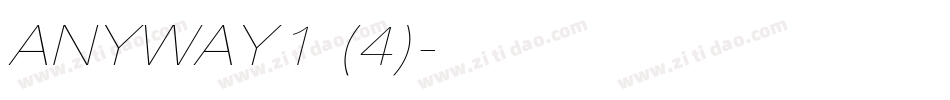 ANYWAY1 (4)字体转换